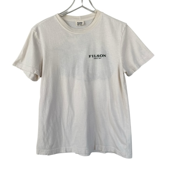 Filson White Short Sleeve Tee - Picture 1 of 4